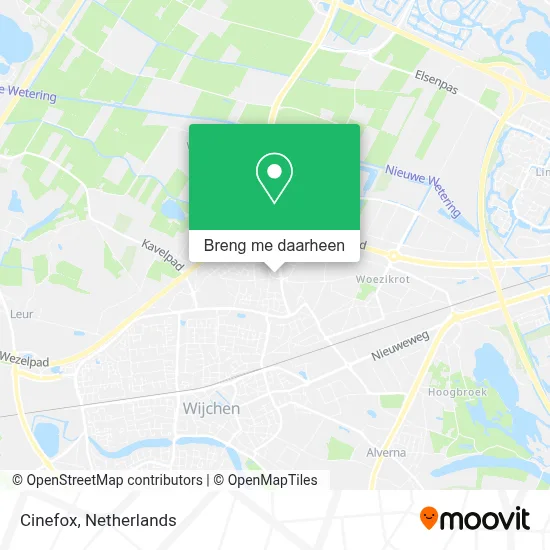 Cinefox kaart