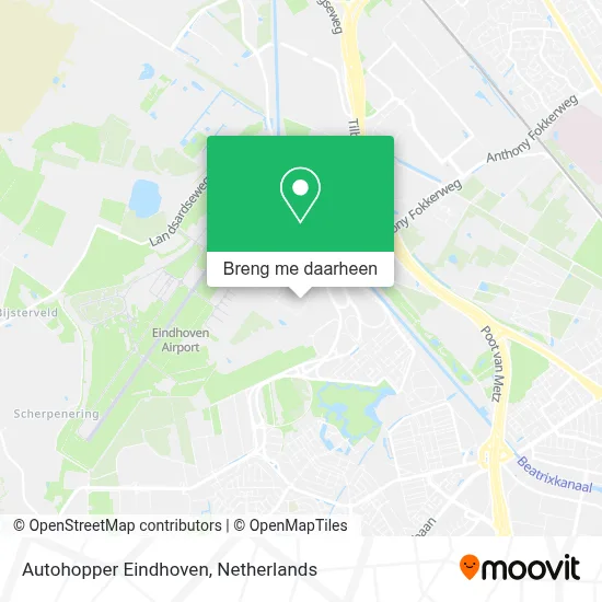 Autohopper Eindhoven kaart