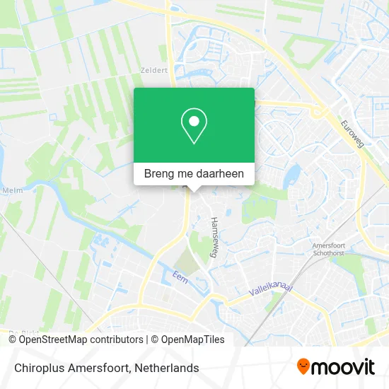 Chiroplus Amersfoort kaart