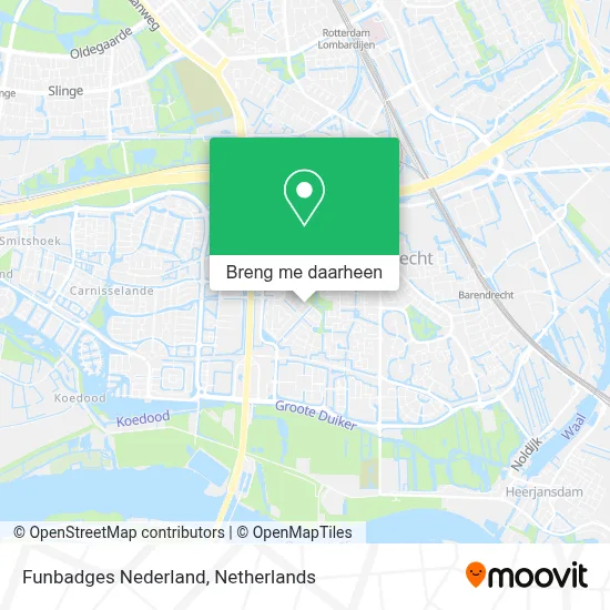 Funbadges Nederland kaart