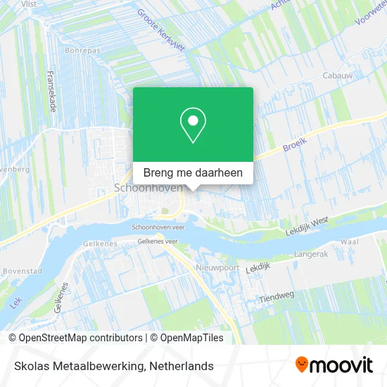 Skolas Metaalbewerking kaart
