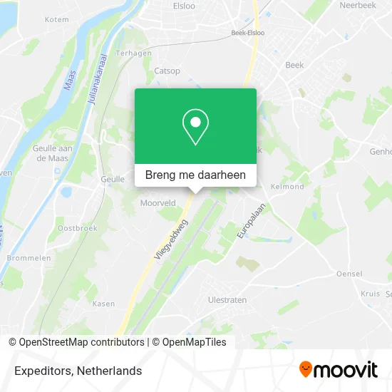 Expeditors kaart