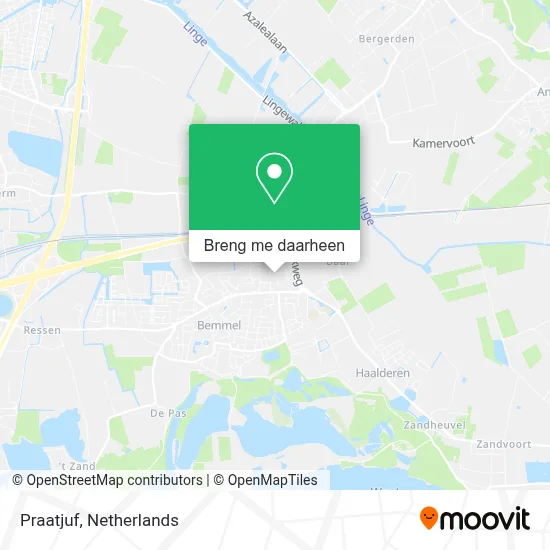 Praatjuf kaart