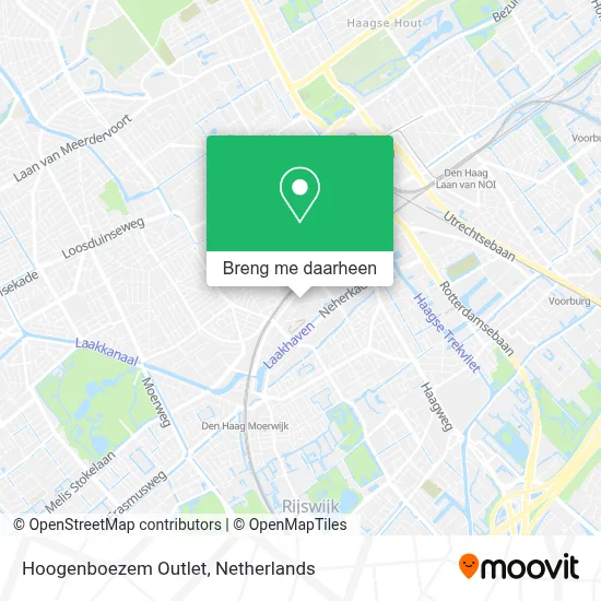 Hoogenboezem Outlet kaart