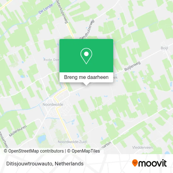 Ditisjouwtrouwauto kaart