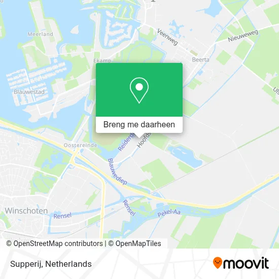 Supperij kaart