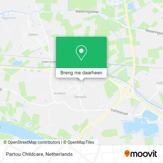 Partou Childcare kaart