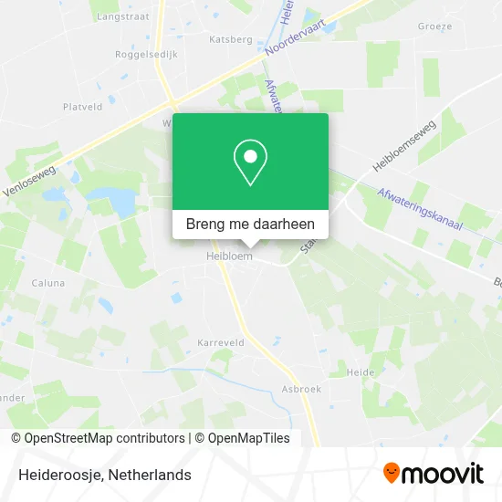 Heideroosje kaart