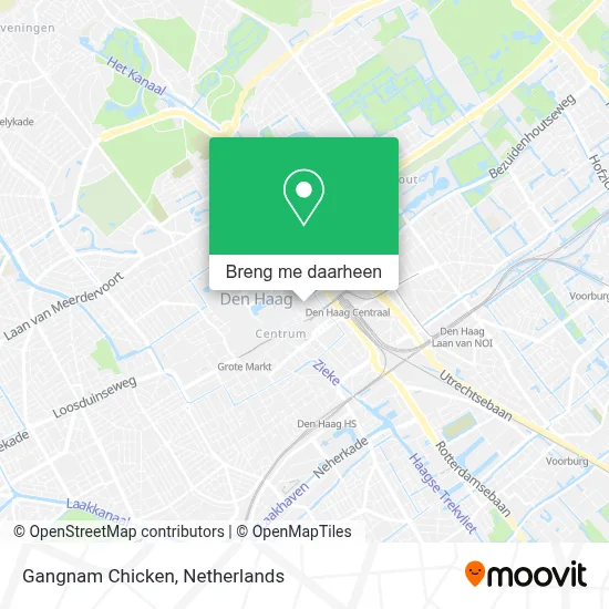 Gangnam Chicken kaart