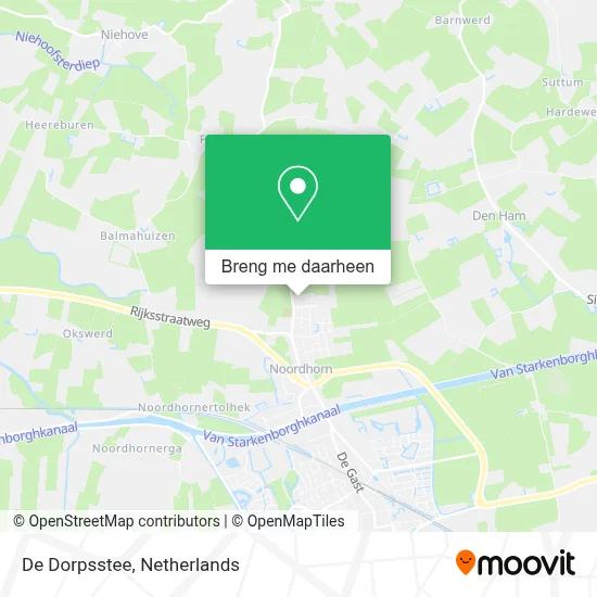 De Dorpsstee kaart