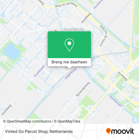 Vinted Go Parcel Shop kaart