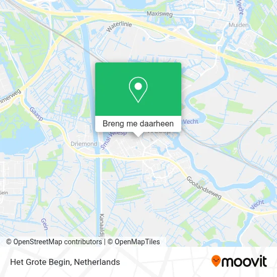 Het Grote Begin kaart