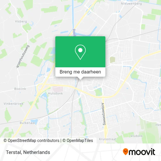 Terstal kaart