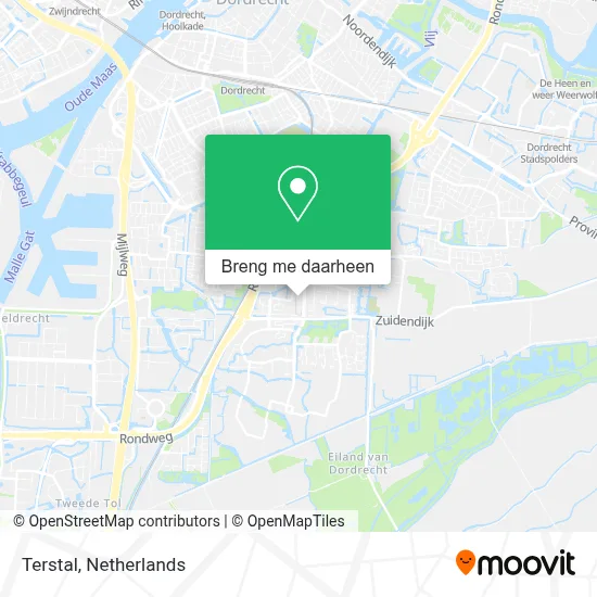 Terstal kaart