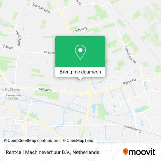 Rent4all Machineverhuur B.V. kaart