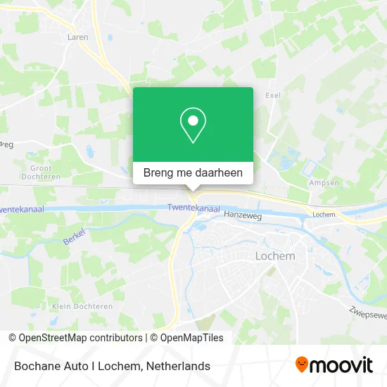 Bochane Auto I Lochem kaart