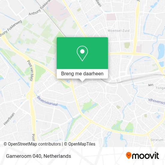 Gameroom 040 kaart