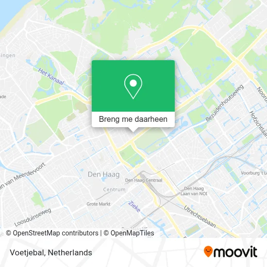 Voetjebal kaart