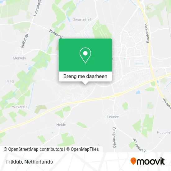 Fitklub kaart