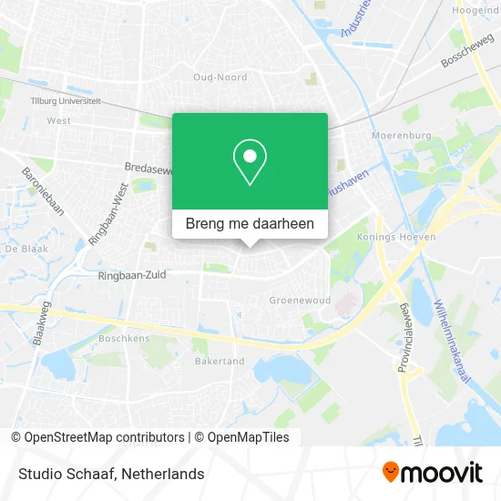 Studio Schaaf kaart