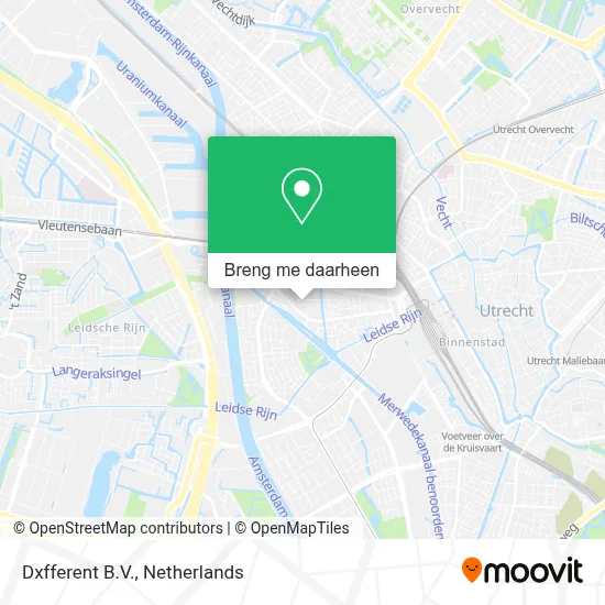Dxfferent B.V. kaart