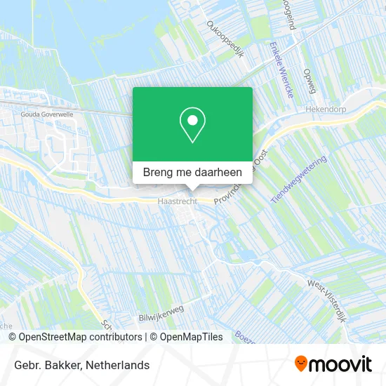 Gebr. Bakker kaart