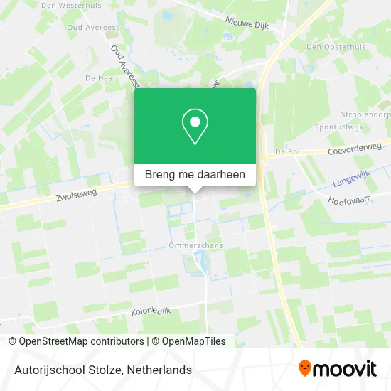 Autorijschool Stolze kaart