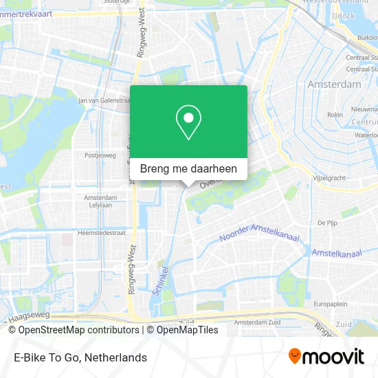 E-Bike To Go kaart