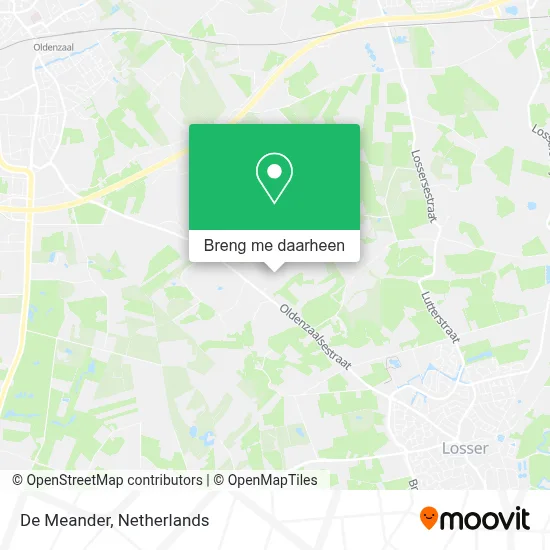 De Meander kaart