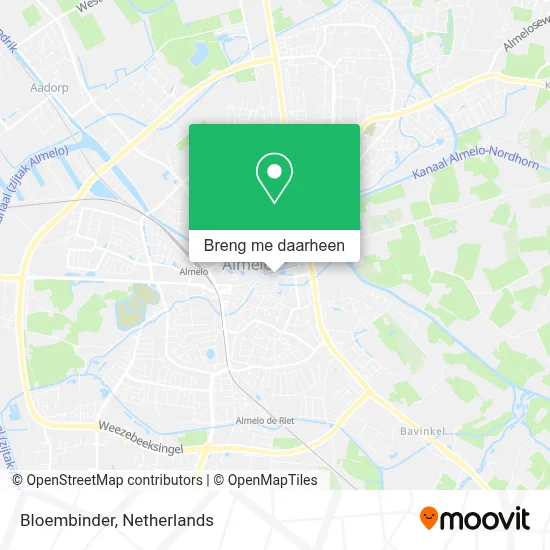 Bloembinder kaart