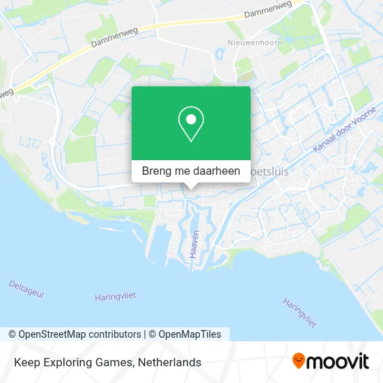 Keep Exploring Games kaart