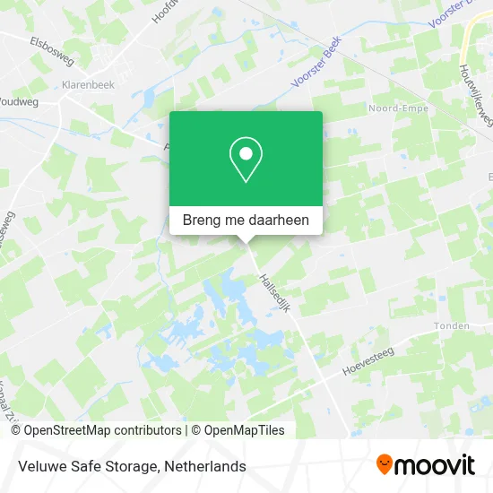 Veluwe Safe Storage kaart
