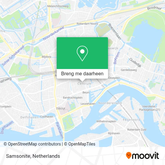 Samsonite kaart