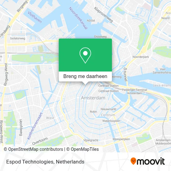 Espod Technologies kaart