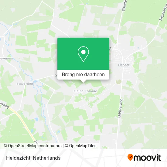 Heidezicht kaart