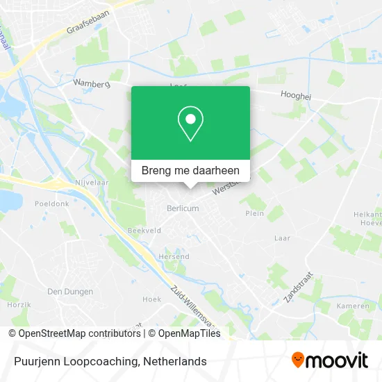 Puurjenn Loopcoaching kaart