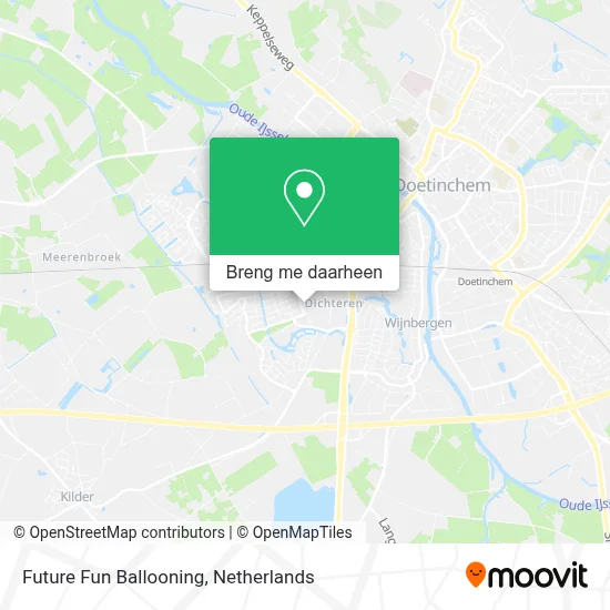 Future Fun Ballooning kaart