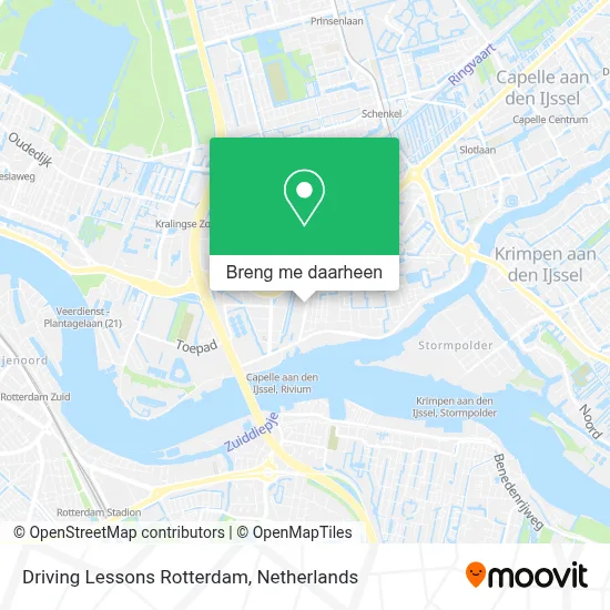 Driving Lessons Rotterdam kaart