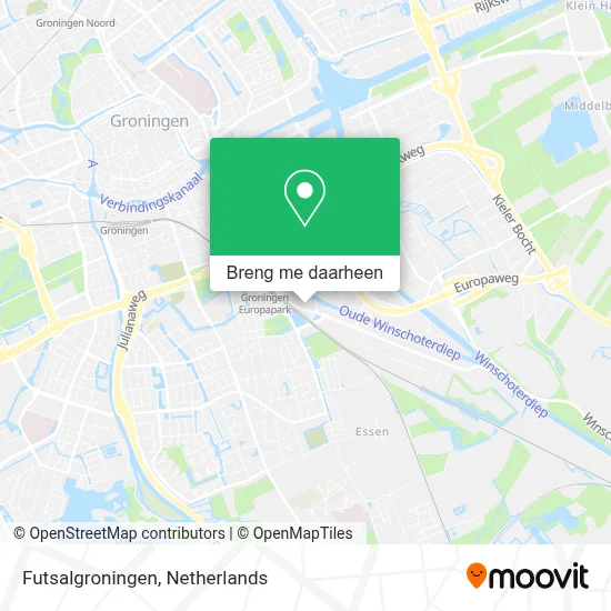 Futsalgroningen kaart