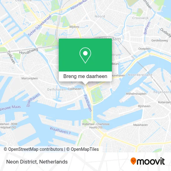 Neon District kaart