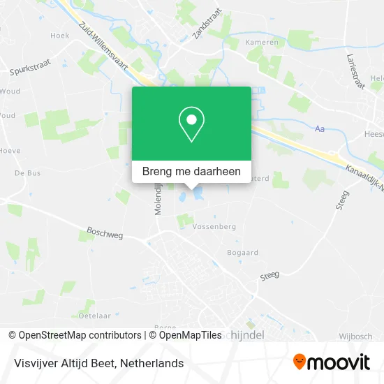 Visvijver Altijd Beet kaart
