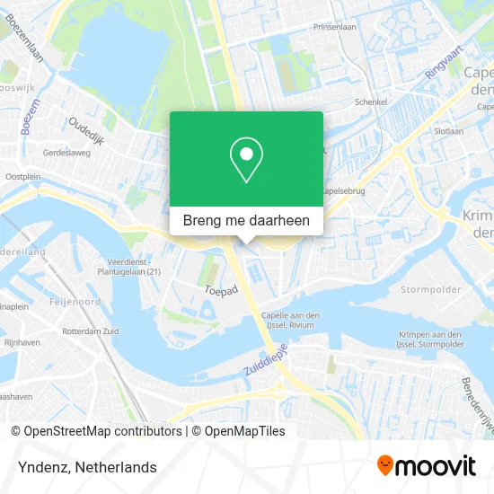 Yndenz kaart