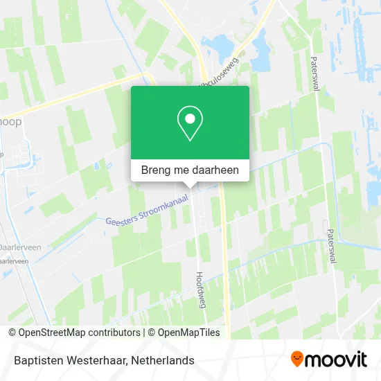 Baptisten Westerhaar kaart