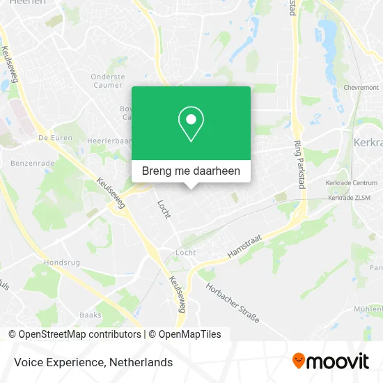 Voice Experience kaart