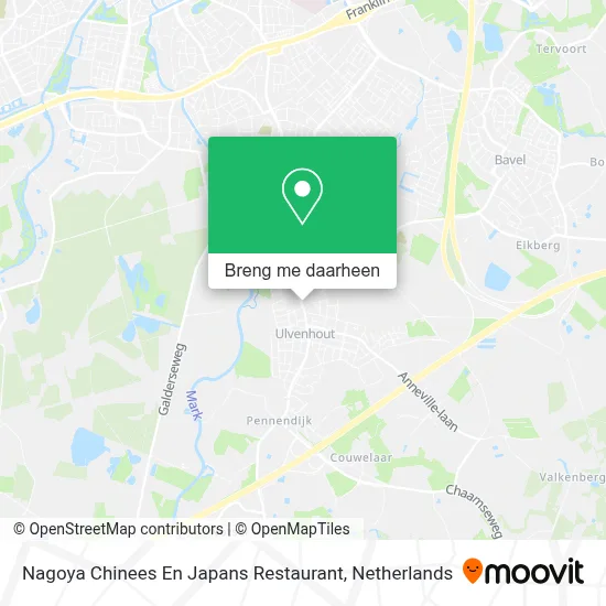 Nagoya Chinees En Japans Restaurant kaart