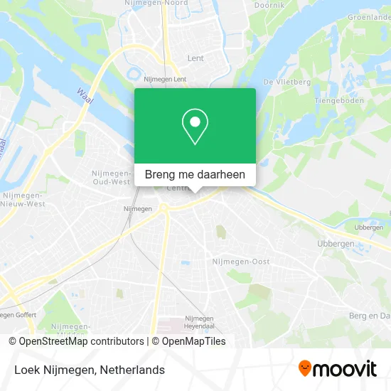 Loek Nijmegen kaart