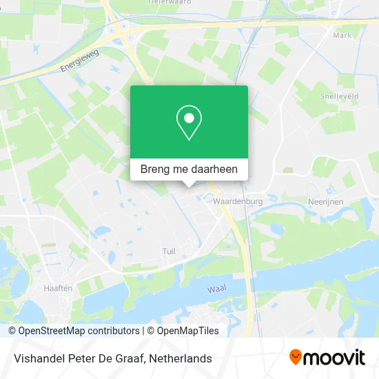 Vishandel Peter De Graaf kaart