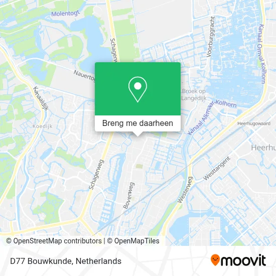 D77 Bouwkunde kaart