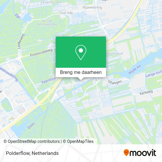 Polderflow kaart