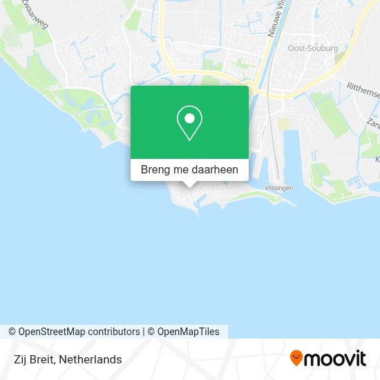 Zij Breit kaart